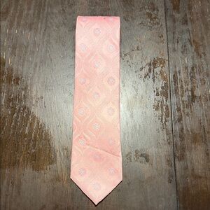 Ike Behar Pink Floral Pattern Tie